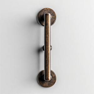 Prestique Luxury Designer Pull Hardware Manija de entrada Regal Edge Premium Manija de puerta de latón para baño Cocina Apartamento - Product Image 1
