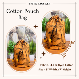 Sac pochette en coton de qualité supérieure Logo personnalisé pour le shopping-Disponible à la vente par les exportateurs indiens - Product Image 4