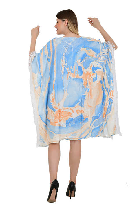 Beach Resort Party Vacation Wear Women Kaftan Caftan Party Lace Bikini Beach T Shirt Type Cover up Free Size Dress Multi Color
