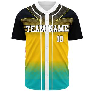 เสื้อเบสบอลแบบยูนิเซ็กซ์ น้ำหนักเบา ระบายอากาศได้ดี มีกระดุมด้านหน้า แขนสั้น เย็บอย่างทนทาน และดีไซน์สปอร์ตคลาสสิก - Product Image 1