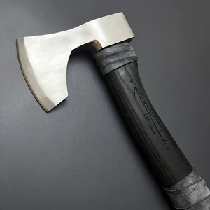 Hache à fendre Jexmoo personnalisée de 19,5 pouces en acier D2, manche en bois de rose, étui en cuir, cadeau d'extérieur, fait main, industriel - Product Image 3