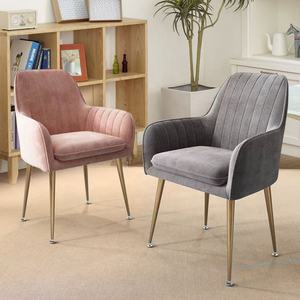 Maquillage <span class=keywords><strong>scandinave</strong></span> vanité tabouret maison chambre Simple moderne lumière luxe velours ongles <span class=keywords><strong>chaise</strong></span> cosmétique café salon chaises - Product Image 4