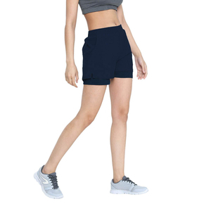 Mid Waist Eco-Friendly Canvas <b>Board</b> <b>Shorts</b> <b>Women</b> Fitness Running Breathable Quick Dry Anti-Wrinkle 4 Way Stretch Plus Size Logo - Product Image 3