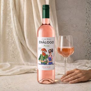 Dialogo - Vino Rosato Secco 100% Tempranillo 11% ABV Vino Rosato Spagnolo 750ml - Product Image 3
