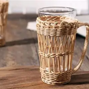 OUTILS DE CUISINE EN ROTIN NATUREL FAITS MAIN - Product Image 1