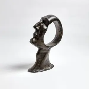 Handmade Large Abstract Stainless Steel Wave Sculpture for Public Square & Office Use by Zahid Exports Office Sculptures - Product Image 2