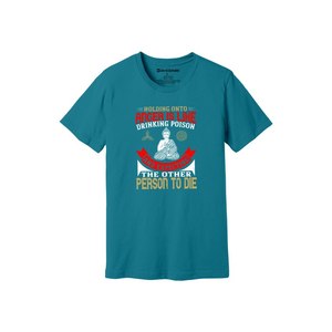 100% Cotton T-Shirt with Buddha Themes Print Casual Style 12 Color Options 160-180 Heavy GSM Customizable Design Placement - Product Image 5