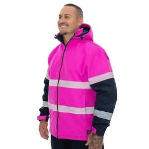 Chaqueta de Seguridad Reflectante de Alta Visibilidad, Ropa de Trabajo Transpirable de Alta Calidad 100% Poliéster, Logotipo Personalizable, Ropa de Trabajo de Malla para Invierno - Product Image 4