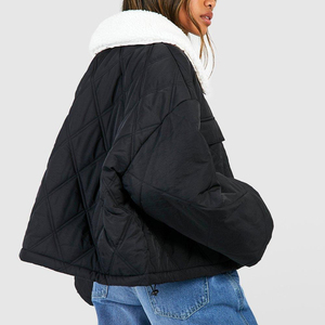 Chaqueta acolchada de alta calidad para mujer, venta al por mayor, cálida, elegante, a la moda de invierno, ropa de abrigo ligera, abrigo de moda - Product Image 2