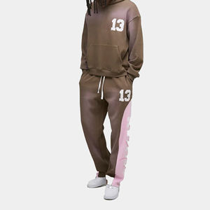 Chándales de Talla Grande, Estampado Puff de Alta Calidad, 100% Algodón, Sudadera con Capucha para Hombre, Chándal - Product Image 4