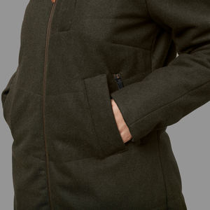 Long manteau d'hiver pour femmes personnalisé veste de chasse avec fermeture à glissière grande taille équipement d'extérieur pour le tir chasse femmes manteau - Product Image 5