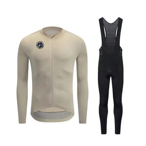 Conjunto de uniforme de Ciclismo de buena venta del fabricante Jersey y pantalones cortos de bicicleta acolchados con estilo - Product Image 1