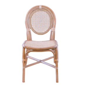 Chaise assise en rotin en osier naturel pour les loisirs Chaises en rotin tissé à la main pour la détente - Product Image 1