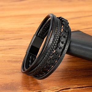 Bracciale MenneM all'Ingrosso, 6mm, Magnetico, 5 Strati, Trendy, Regalo Vintage di Lusso 2025 per Uomo - Product Image 5