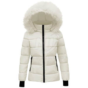 แจ็กเก็ตทรงปลาปักเป้าสำหรับผู้หญิงแจ็กเก็ตทรงปลาปักเป้าสีตัดกันดีไซน์เฉพาะ - Product Image 3