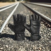 Gants tactiques en cuir pour les professionnels de la sécurité, multifonctions, anti-coupure, utilisés pour les aéroports, les chantiers navals et l'entraînement tactique