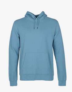 Sweat-shirts et hoodies pour hommes en coton French Terry surdimensionnés à boutons, à épaules tombantes, unis, vierges, personnalisables en gros - Product Image 4