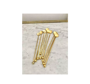 Brass bar Spoon <b>Long</b> Handle Cocktail Mixing Spoon Bar Spoon for Ice Tea Drinks Coffee Hot Selling - Product Image 1