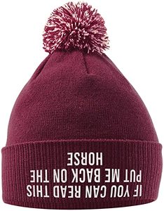 Gorro deportivo personalizable para montar a caballo, gorros de invierno de alta calidad para mantener el calor, lana tejida - Product Image 3