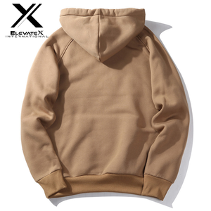 Venta al por mayor 100% algodón térmico hombres sudaderas con capucha diseñador Premium Multicolor bordado Puff impresión ropa de invierno teñido liso - Product Image 2