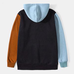 Sweat à capuche pour homme en molleton de coton lourd, streetwear surdimensionné, logo personnalisé, OEM, vente en gros - Product Image 2