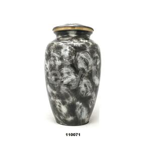 Hermosas urnas de cremación eléctricas de latón de colores mezclados para cenizas con bolsa de terciopelo gratis - Product Image 1