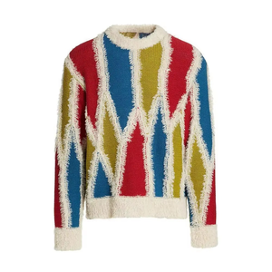 Nouveau Pull Jacquard Personnalisé avec Logo pour Homme, Col Rond, Manches Longues, en Acrylique Tricoté, Unisexe, Anti-Boulochage - Collection Usine 2026 - Product Image 5