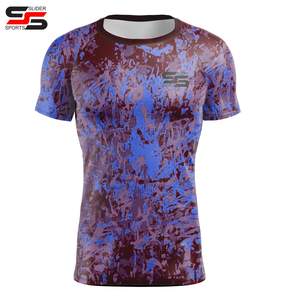 Rashguard Unisexe Personnalisé avec Logo OEM pour BJJ et Surf – Haut de Compression Respirant à Manches Longues avec Protection Solaire par Transfert Thermique - Product Image 1