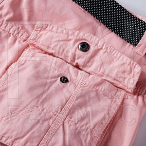 2025 Trending Men's 100% Cotton Casual Cargo Shorts Overoles de talla grande Multi-bolsillos Tejido de punto transpirable Etiqueta privada - Product Image 6