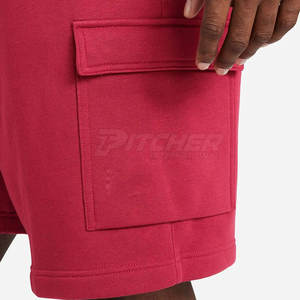 Short de survêtement pour hommes à la mode 100% coton solide décontracté à séchage rapide écologique pour les séances de sport d'été et les tenues détendues - Product Image 5