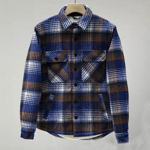 Camisas de Hombre al por Mayor Personalizadas, Camisa de Franela de Manga Larga, Tela a Cuadros Cálida, Diseño Casual de Moda, Camisas Modernas para Hombre de Uso Diario - Product Image 4