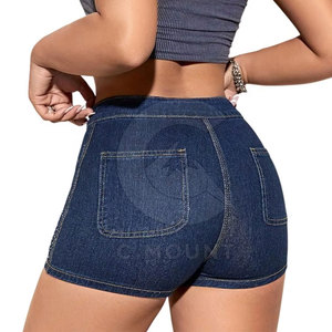 Pantalones cortos de diamantes de imitación para mujer, superventas de alta calidad, ropa de entrenamiento, uso informal, gran oferta, pantalones cortos de diamantes de imitación para mujer a la venta - Product Image 4