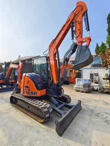 รถขุดใช้แล้วติดตามขนาดเล็กจาก ZX55USR ฮิตาชิญี่ปุ่น - Product Image 3
