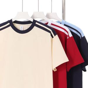 Camiseta deportiva flexible de algodón con cuello redondo de secado rápido | Ropa superior de entrenamiento para hombres para sesiones de entrenamiento y práctica - Product Image 5
