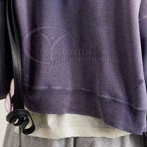 เสื้อฮู้ดดี้ผู้ชายแบบย้อมสีเอซิด สไตล์วินเทจ แต่งซิป ปี 2026 ผลิตตามสั่ง สตรีทแวร์ ปรับแต่งได้ - Product Image 5