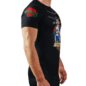 Customized Logo Quick Dry Men Rash Guard for Sale Digital <b>Printing</b> Swimming Men Rash Guard Long Sleeve Compression Rash Guards - Product Image 2