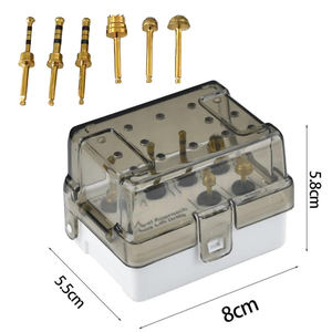 Kit de lifting sinusale pour implants dentaires en acier inoxydable, manuel, pour chirurgie intensive, avec abord par fenêtre latérale, fraises diamantées et ensemble de perceuses de précision - Product Image 5