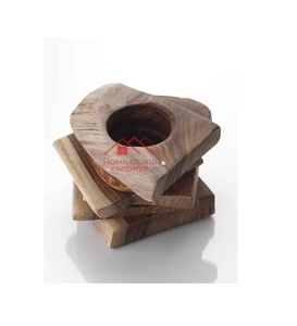 Anneau de serviette en bois Décoration de fête de cuisine Taille et forme personnalisées à prix abordable Fait à la main Unique - Product Image 1