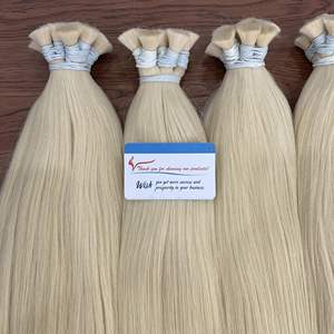 Thanhan Hair <b>TOP</b> Quality Bulk Straight Extensions Natural Raw Virgin Hair From Vietnam Factory 100% Human Hair - Product Image 4
