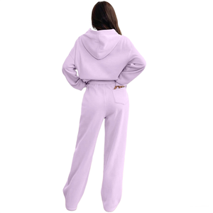 Nuevo Conjunto Deportivo Holgado de Felpa de Algodón para Mujer, de Alta Calidad, Secado Rápido, Transpirable, Informal - Product Image 2