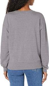 เสื้อสเวตเตอร์ผ้าฝ้ายถักแบบสวมหัวสำหรับผู้ชายเสื้อสเวตเตอร์แบบไม่มีลาย100% สำหรับผู้หญิง - Product Image 2