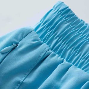 Shorts de course en toile respirants et à séchage rapide pour femmes, avec taille élastique et technique de broderie, design personnalisé - Product Image 3