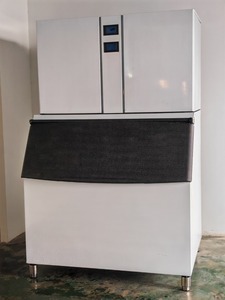 เครื่องทำน้ำแข็งอัตโนมัติคริสตัลสแตนเลสสตีล ผลิตน้ำแข็งได้ปริมาณมาก 200 กก. 440 ปอนด์ ระบบทำความเย็นด้วยอากาศ สำหรับธุรกิจเครื่องดื่ม - Product Image 2