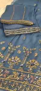 Trajes de moda india bordados a mano sin costuras de diseñador moderno para mujeres para fiestas de estilo tradicional - Product Image 2