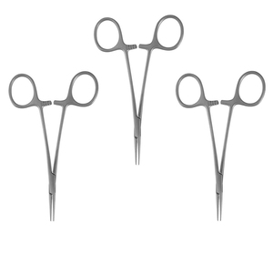 MEDIHEAL SURGICAL CORPORATION Pinces Halstead Mosquito Artery de qualité chirurgicale, droites et courbées, 125 mm, en acier inoxydable de classe I - Product Image 5