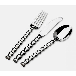 Fashion Design Hot Sale Elegant Stainless Steel <b>Silver</b> Polished Spoon Salad Server Long Resin Round Beads Design Handle - Product Image 4