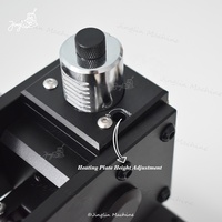 Máquina Manual de Estampado en Caliente, Prensa Térmica para Cuero, Máquina de Grabado en Relieve para PU, PVC, Papel, Equipo de Estampado de Logotipos con Lámina Dorada y Plateada
