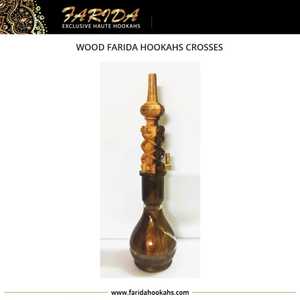 Mini Cachimbas de Lujo Farida en Oferta, Diseño Egipcio Único, Talladas a Mano en Madera con Acabado Lacado, Incluye Cruces Decoradas en Latón - Product Image 6