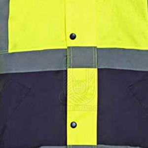 Veste de travail d'hiver réfléchissante de sécurité imperméable respirante sur mesure de haute qualité en gros, fabriquée au Pakistan - Product Image 3