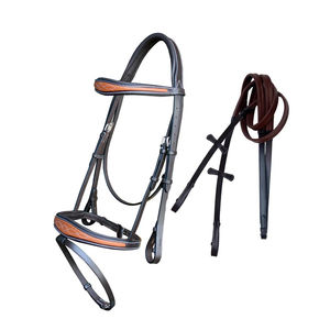 Brida de caballo de cuero ajustable Venta al por mayor Brida de caballo de cuero genuino a la venta/Brida de caballo hecha en fábrica - Product Image 3